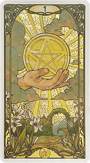 Ace of Pentacles Tarot Card