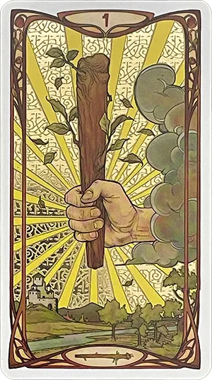 Ace of Wnads Tarot Card