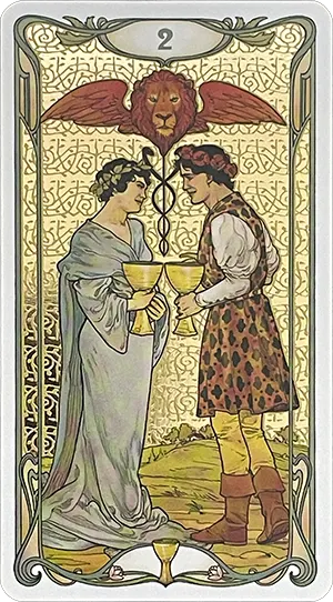 Two of Cups Tarot Card