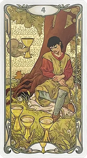 Four of Cups Tarot Card