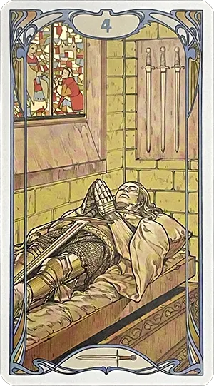 Four of Swords Tarot Card