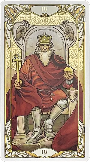 The Emperor Tarot Card