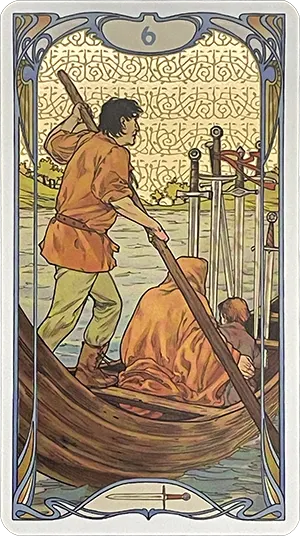 Six of Swords Tarot Card