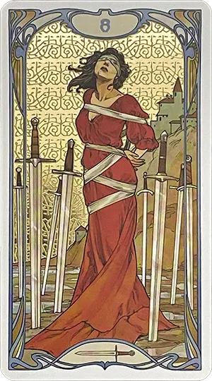 Eight of Swords Tarot Card