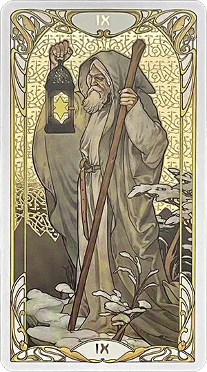 The Hermit Tarot Card