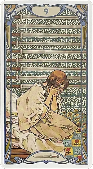 Nine of Swords Tarot Card