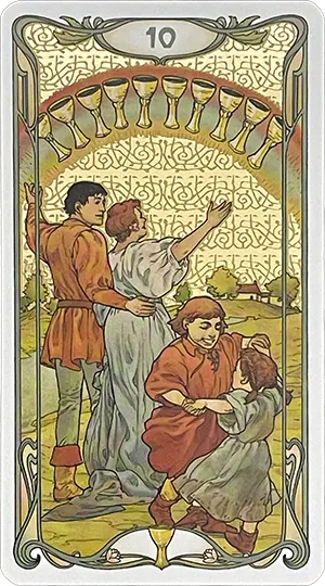 Ten of Cups Tarot Card