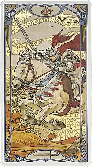 Knight of Swords Tarot Card