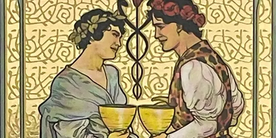 Two of Cups Tarot Card thumbnail