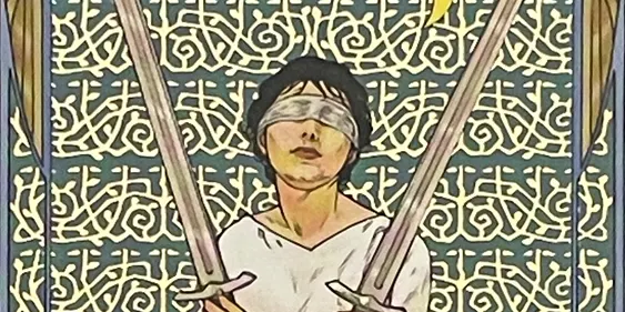 Two of Swords Tarot Card thumbnail