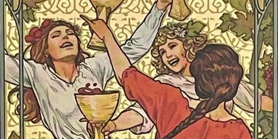 Three of Cups Tarot Card thumbnail