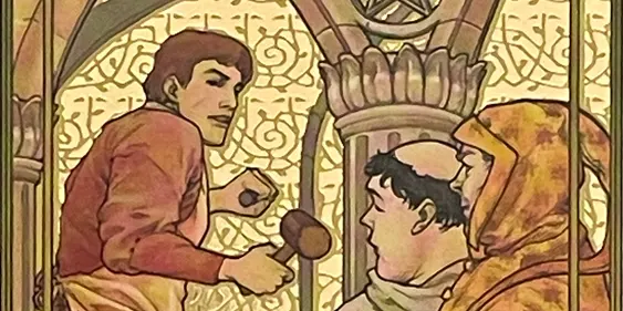 Three of Pentacles Tarot Card thumbnail