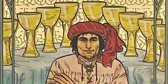 Nine of Cups Tarot Card thumbnail