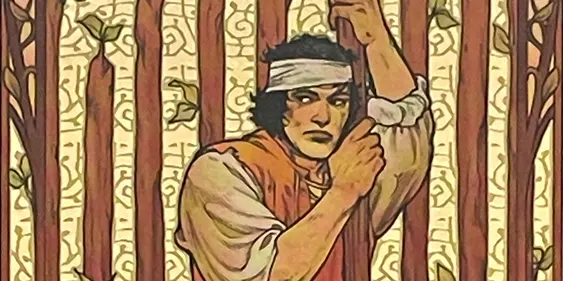 Nine of Wands Tarot Card thumbnail