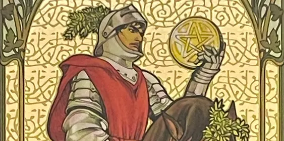 Knight of Pentacles Tarot Card thumbnail