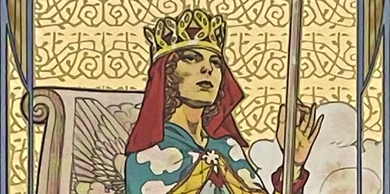 Queen of Swords Tarot Card thumbnail