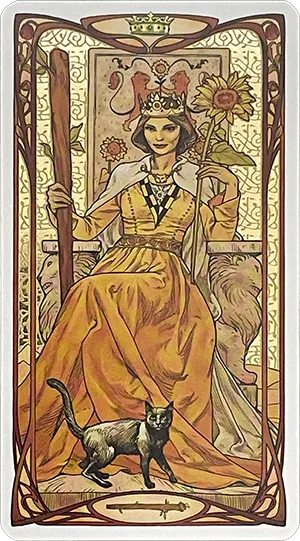 Queen of Wands Tarot Card