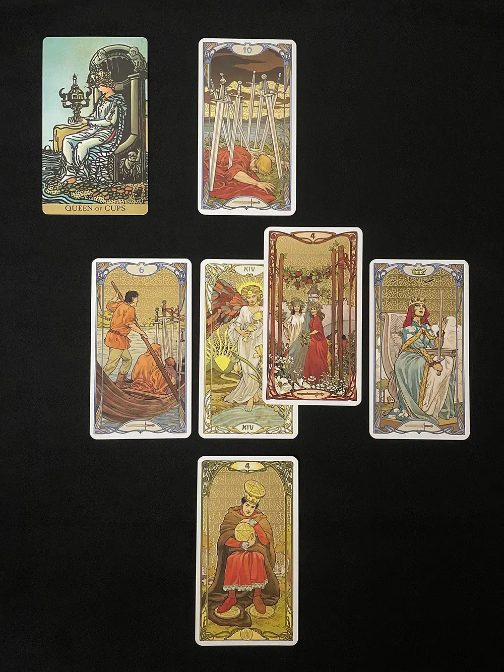 Tarot spread : Does he love me?
