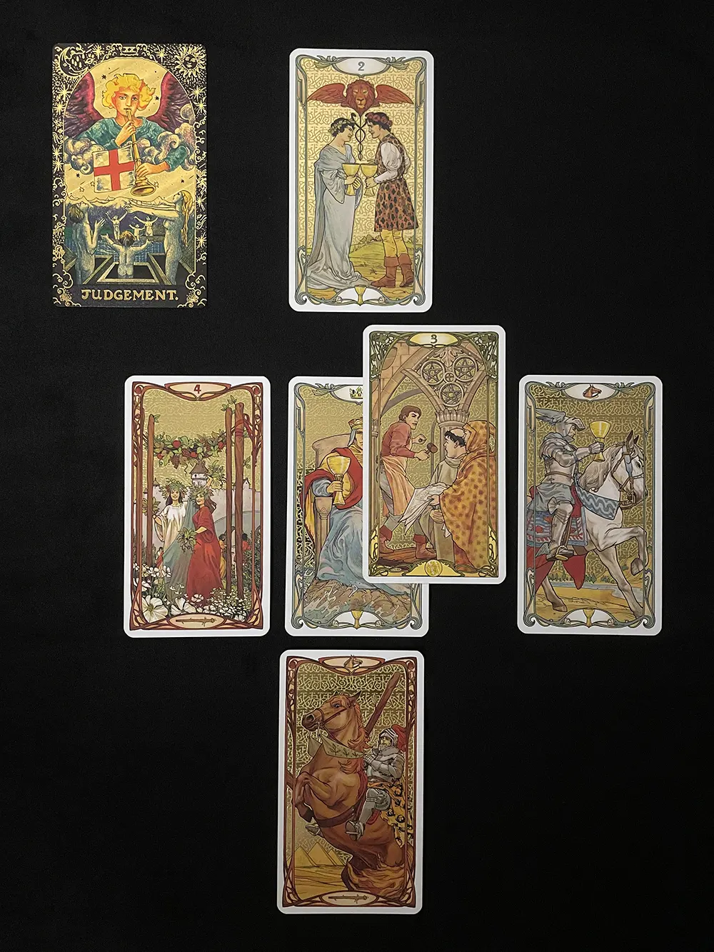 Tarot spread : Overcoming the Struggles of Being Stuck in the Past